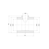 Трійник PPR Thermo Alliance 110х50х110