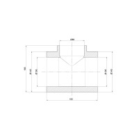 Трійник PPR Thermo Alliance 110х90х110 Трійник PPR Thermo Alliance 110х90х110