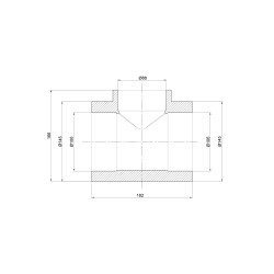 Трійник PPR Thermo Alliance 110х90х110