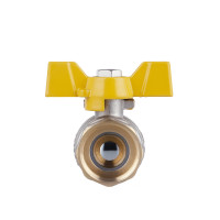 Кран кульовий SD Plus 1" ВЗ для газу (метелик) SD607NG25PN40