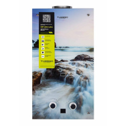 Колонка газова димохідна Thermo Alliance JSD20-10GA 10 л панель скляна з малюнком море Колонка газова димохідна Thermo Alliance JSD20-10GA 10 л панель скляна з малюнком море