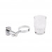 Склянка з тримачем Qtap Liberty настінна QTLIBCRM1158 Chrome