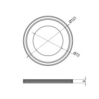 Манжет для унітаза TA Sewage "пелюстка"
