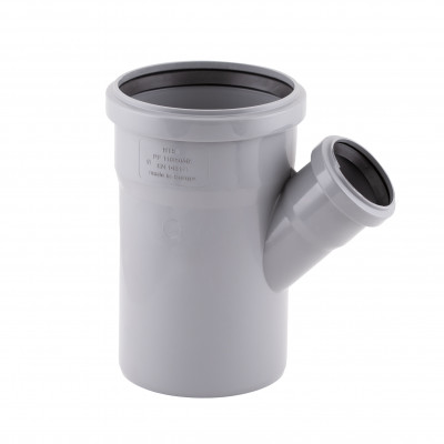 Трійник PPR каналізаційний TA Sewage 110х50х110, 45° Трійник PPR каналізаційний TA Sewage 110х50х110, 45°