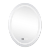 Дзеркало Qtap Mideya 600х800 (DC-F801) з LED-підсвічуванням та антизапотіванням QT2078F801W