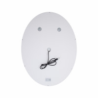 Дзеркало Qtap Mideya 600х800 (DC-F801) з LED-підсвічуванням та антизапотіванням QT2078F801W