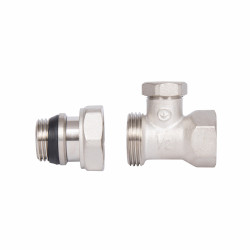 Кран радіаторний SD Plus 1/2" ВЗ з антипротіканням прямий SD227W15