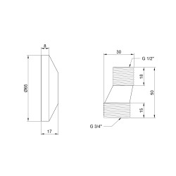 Запчастина (CRM) - 46 02 013 00 ексцентрик з відбивачем Lidz Запчастина (CRM) - 46 02 013 00 ексцентрик з відбивачем Lidz