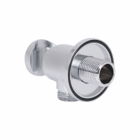 Підключення з тримачем для шланга Qtap Spojeni округле QTCRMBH030 Chrome Підключення з тримачем для шланга Qtap Spojeni округле QTCRMBH030 Chrome