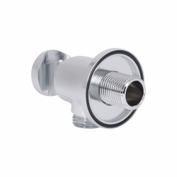 Підключення з тримачем для шланга Qtap Spojeni округле QTCRMBH030 Chrome Підключення з тримачем для шланга Qtap Spojeni округле QTCRMBH030 Chrome