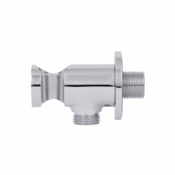 Підключення з тримачем для шланга Qtap Spojeni округле QTCRMBH030 Chrome Підключення з тримачем для шланга Qtap Spojeni округле QTCRMBH030 Chrome