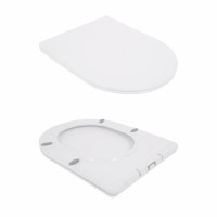 Унітаз підвісний Qtap Jay безобідковий з сідінням Soft-close QT07335176W