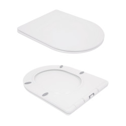 Унітаз підвісний Qtap Swan безобідковий з сідінням Soft-close QT16335178W