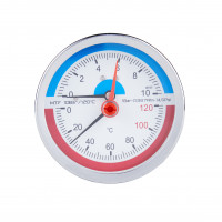 Термоманометр SD Plus 80 мм 1\2", заднє підключення SD17310B