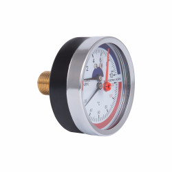 Термоманометр SD Plus 80 мм 1\2", заднє підключення SD17310B