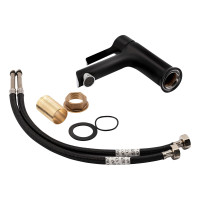 Змішувач для раковини Grand 001F низький Black (k35) Qtap