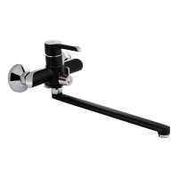 Змішувач для ванни Grand 005 довгий вилив Black (k35) Qtap Змішувач для ванни Grand 005 довгий вилив Black (k35) Qtap