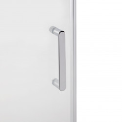Душові двері в нішу Qtap Taurus CRM201-11.C6 97-108x185 см, скло Clear 6 мм, покриття CalcLess