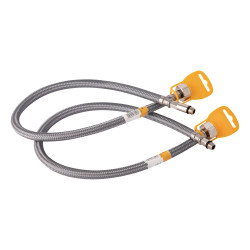 Шланг для води в нейлоновому оплетенні 50см M10 Forte