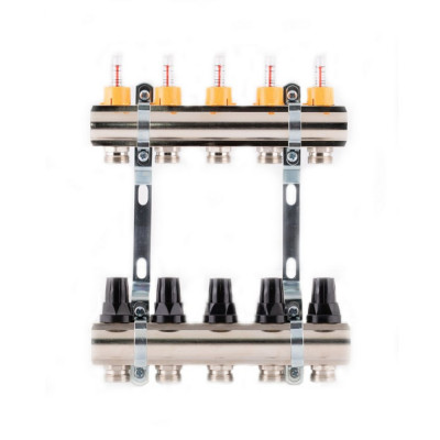 Колектор з витратомірами SD Forte 1" 3 виходи SF001W3