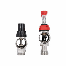 Колектор з витратомірами SD Forte 1" 3 виходи SF001W3