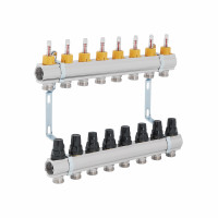 Колектор з витратомірами SD Forte 1" 8 виходів SF001W8 Колектор з витратомірами SD Forte 1" 8 виходів SF001W8