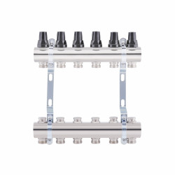 Колектор SD Forte 1" 6 виходів SF002W6 Колектор SD Forte 1" 6 виходів SF002W6