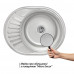 Кухонна мийка Lidz 5745 0,8 мм Micro Decor (LIDZ5745MDEC)
