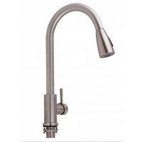 Змішувач для кухні Lidz (NKS) 12 32 015FL-8 з висувним виливом Змішувач для кухні Lidz (NKS) 12 32 015FL-8 з висувним виливом