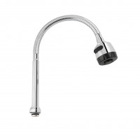 Гусак 54 01 260 00 з нерж. сталі для змішувача кухонного Lidz гнучкий