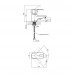 Змішувач для раковини Lidz Anny 001F (k40) LDANN001FCRM35119 Chrome