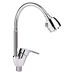 Змішувач для кухні Lidz (CRM) 44 80 008F-4 з рефлекторним виливом Змішувач для кухні Lidz (CRM) 44 80 008F-4 з рефлекторним виливом