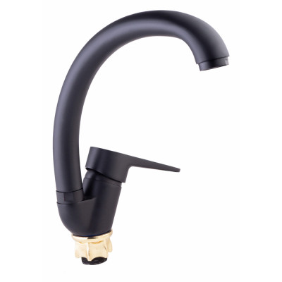 Змішувач (BLA)-14 43 008F-3 для кухні U на гайці (k35) Lidz