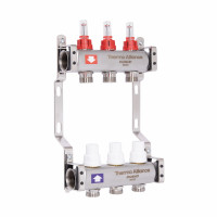 Колектор з витратомірами SD Plus 1" 3 виходи SD0043