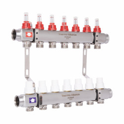 Колектор з витратомірами SD Plus 1" 7 виходів SD0047