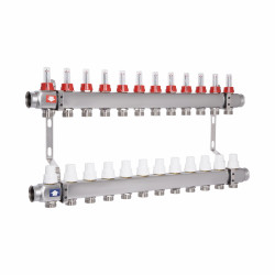 Колектор з витратомірами SD Plus 1" 12 виходів SD00412