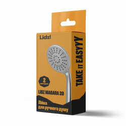 Лійка для ручного душу Niagara 20, d80 мм, Chrome округла LDNIA20CRM35448 Lidz