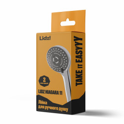 Лійка для ручного душу Lidz Niagara 11 98 мм округла LDNIA11CRM35464 Chrome КОРОБКА