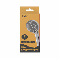 Лійка для ручного душу Lidz Niagara 11 98 мм округла LDNIA11CRM35464 Chrome КОРОБКА