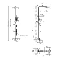 Душова система Lidz (BLA) 10 30 1005A