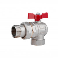 Кран кульовий Icma FAR. ROSSA 1" кутовий №361 Кран кульовий Icma FAR. ROSSA 1" кутовий №361