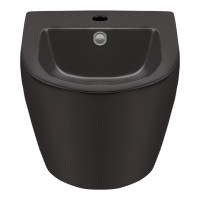 Біде підвісне Qtap Robin 495х370х325 Matt black QT1355046FMB