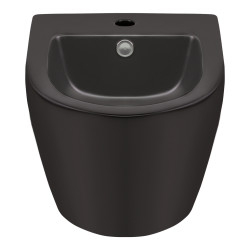 Біде підвісне Qtap Robin 495х370х325 Matt black QT1355046FMB