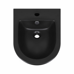 Біде підвісне Qtap Robin 495х370х325 Matt black QT1355046FMB