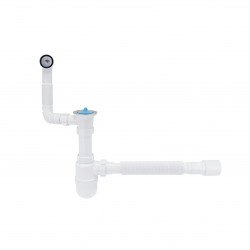 Сифон для раковини Lidz (WHI) 60 08 E004 00 з круглим переливом (вихід 50 мм) Сифон для раковини Lidz (WHI) 60 08 E004 00 з круглим переливом (вихід 50 мм)