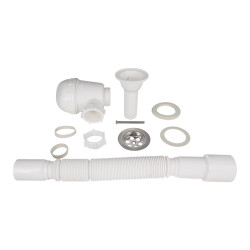 Сифон для раковини Lidz (WHI) 60 06 Y001 01 (вихід 50 мм) Сифон для раковини Lidz (WHI) 60 06 Y001 01 (вихід 50 мм)