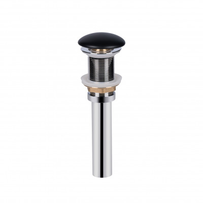 Донний клапан для раковини Qtap PU03 70х70х227.5 Matt black Донний клапан для раковини Qtap PU03 70х70х227.5 Matt black