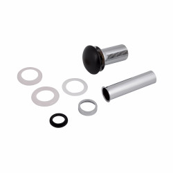 Донний клапан для раковини Qtap PU03 70х70х227.5 Matt black Донний клапан для раковини Qtap PU03 70х70х227.5 Matt black