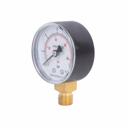 Манометр Standart d50 мм, 1/4"З із нижнім підключенням (латун.) 0-6 бар SD1706B Thermo Alliance Манометр Standart d50 мм, 1/4"З із нижнім підключенням (латун.) 0-6 бар SD1706B Thermo Alliance