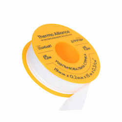 ФУМ стрічка жовта (вел.) д/гермет. різьб. з'єдн. 15 м SD262YW15
